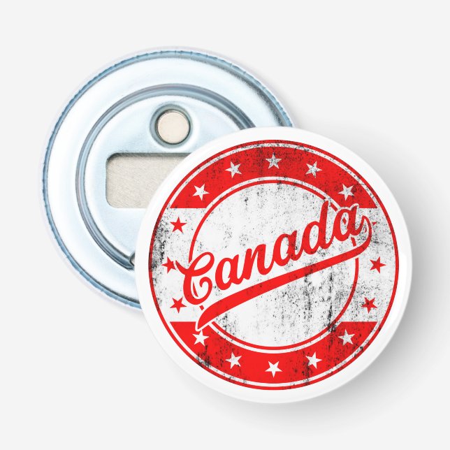 Global Traveler - Canada Flaska Open er Flasköppnare (Framsidan)