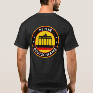 Global Traveler - City, Deutschland Tyskland T- T Shirt