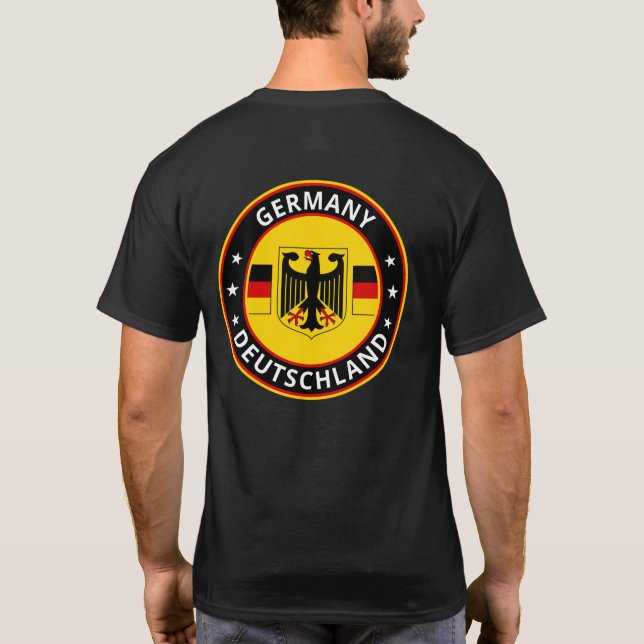 Global Traveler - City, Deutschland | Tyskland T- T Shirt (Baksida)