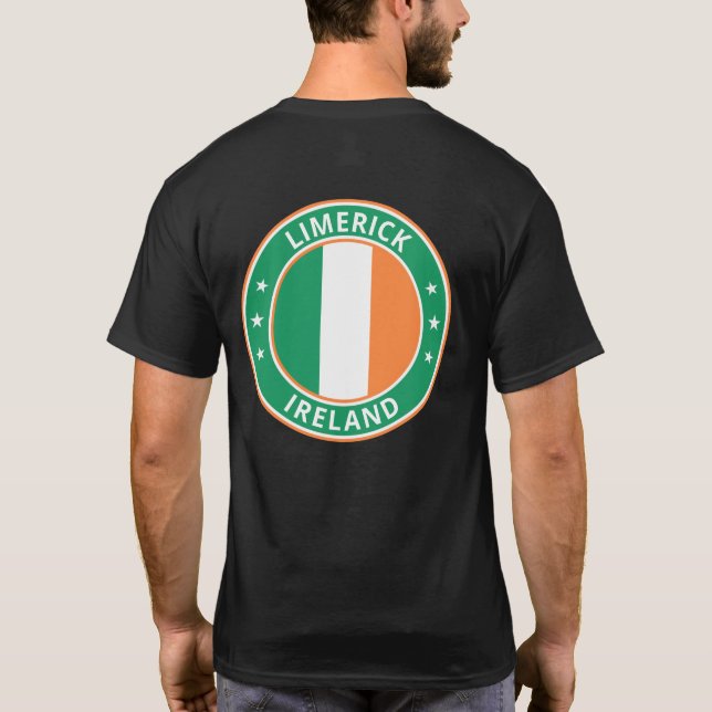 Global Traveler - City, Irland (Edit) T-Shirt (Baksida)