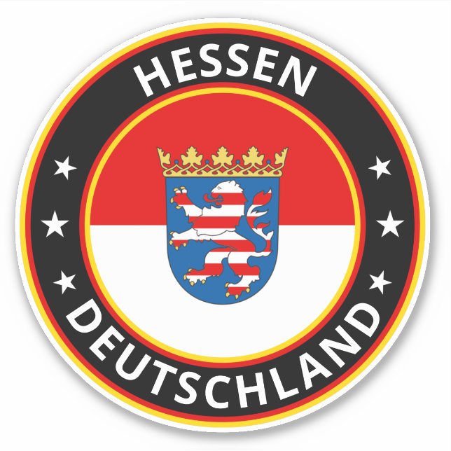Global Traveler - Hessen, Deutschland (Redigera) Klistermärken (Framsida)