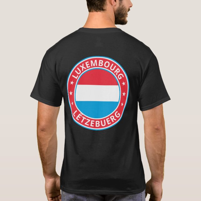 Global Traveler - Lëtzebuerg | Luxemburg T Shirt (Baksida)