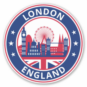 Global Traveler - London, England (Edit) Sticker Klistermärken
