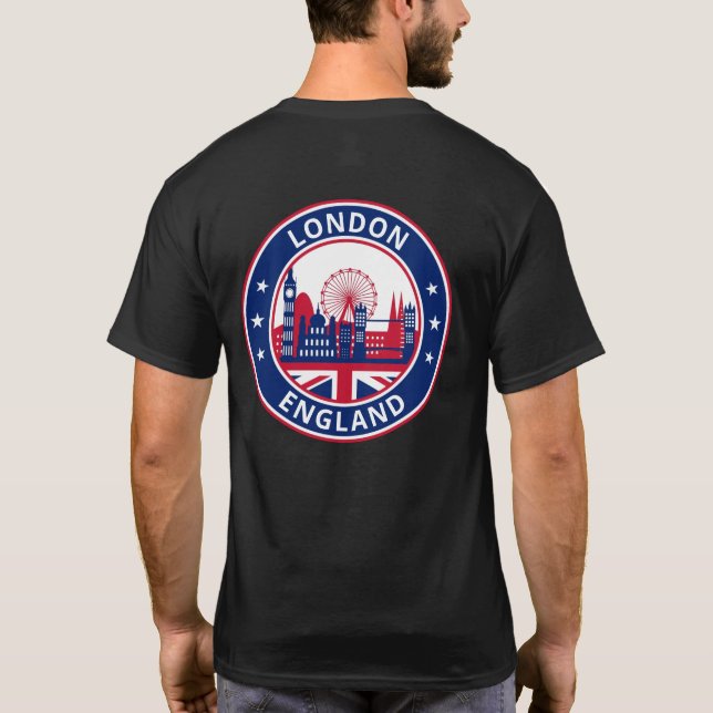 Global Traveler - London, England (Edit) T-Shirt (Baksida)