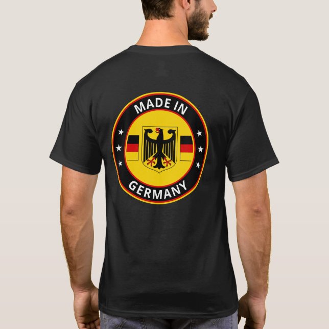 Global Traveler - made in Deutschland | TYSKLAND T Shirt (Baksida)