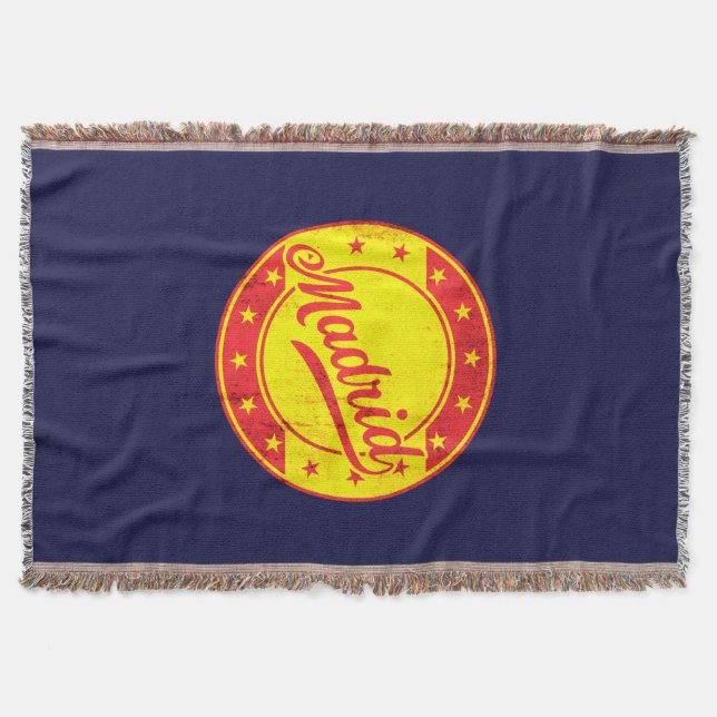 Global Traveler - Madrid, Spanien Filt (Framsidan)