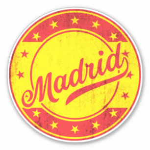 Global Traveler - Madrid, Spanien Klistermärken