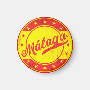 Global Traveler - Malaga, Spanien Magnet