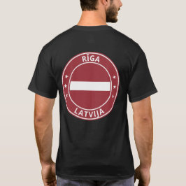 Global Traveler - Rīga | Riga, Latvija | Lettland T Shirt