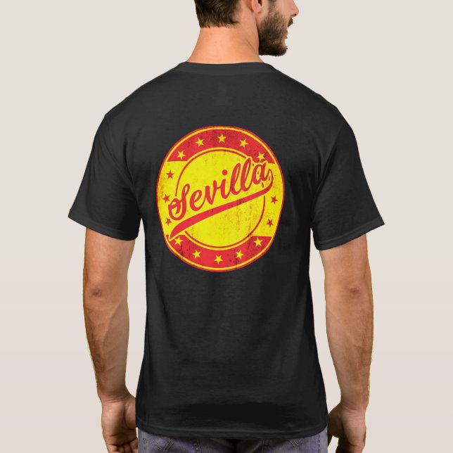Global Traveler - Sevilla, Spanien T Shirt (Baksida)