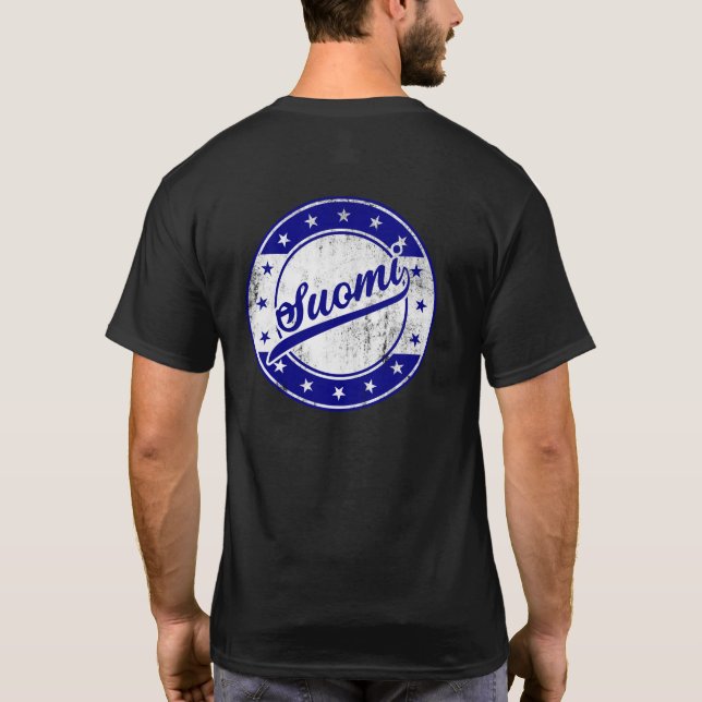 Global Traveler - Suomi | Finland T Shirt (Baksida)