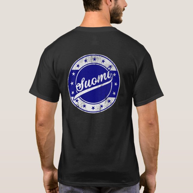 Global Traveler - Suomi | Finland T Shirt (Baksida)