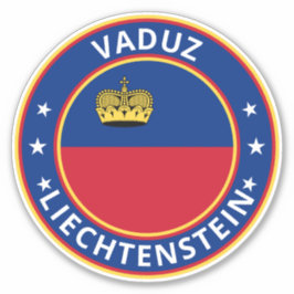 Global Traveler - Vaduz, Liechtenstein Klistermärken