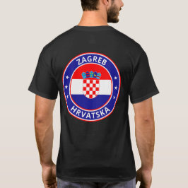 Global Traveler - Zagreb, Hrvatska | Kroatien T Shirt