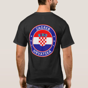 Global Traveler - Zagreb, Hrvatska   Kroatien T Shirt