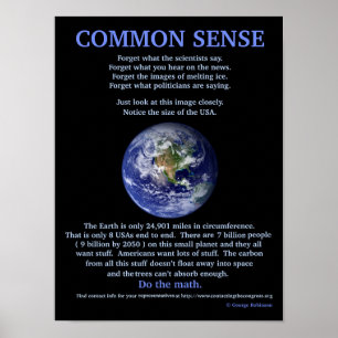 Global uppvärmning, 16 x 12 tum, Poster Pappert