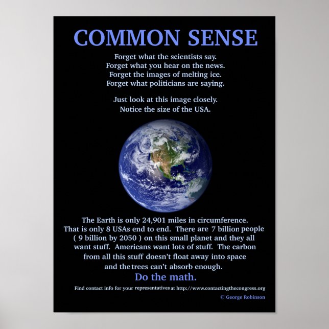 Global uppvärmning, 16 x 12 tum, Poster Pappert (Framsidan)
