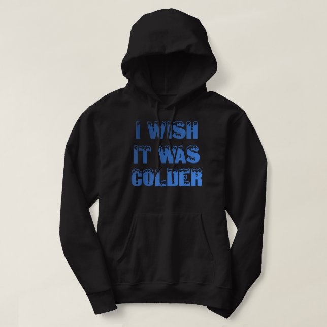 Global uppvärmning är ett socialistiskt scam Copy Hoodie (Design framsida)