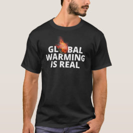 Global Uppvärmning Är Verklig T Shirt