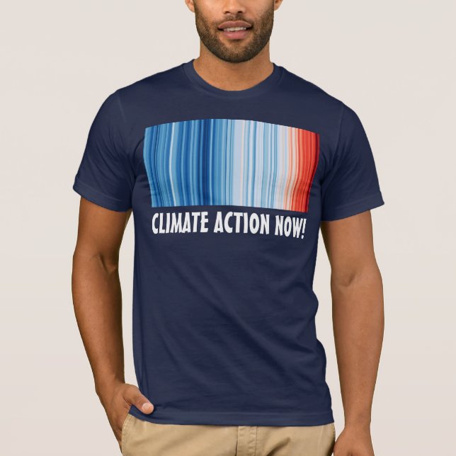 Global uppvärmning av Rand Klimatåtgärder NU! T Shirt (Framsida)