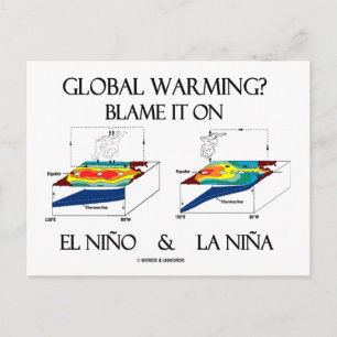 Global uppvärmning? Blame it on El Niño och La Niñ Vykort