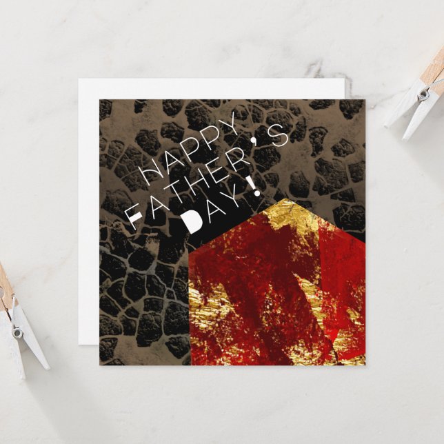 Global uppvärmning - bränningshus - Far dag (Fram/Back In Situ)