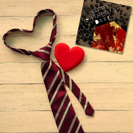 Global uppvärmning - Brinnande hus - Fars dag Kort