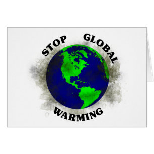 Global uppvärmning hälsningskort
