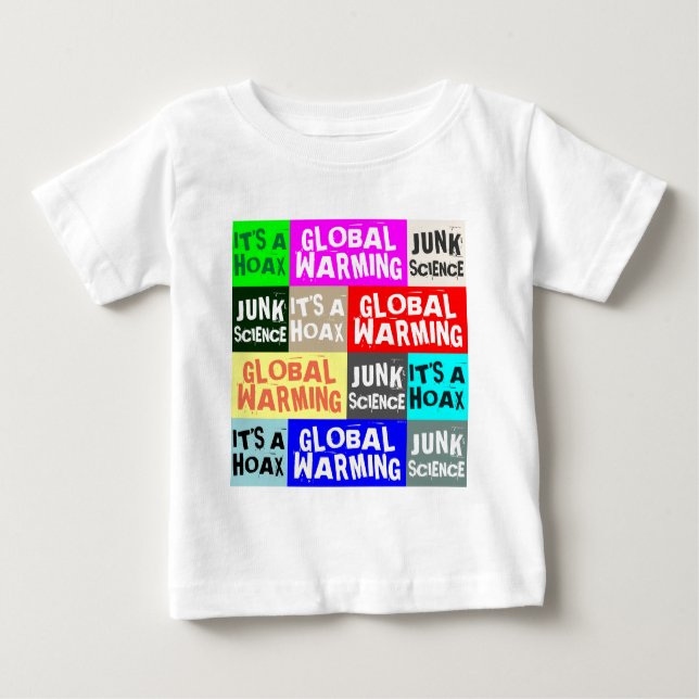 Global uppvärmning Hoax Tee (Framsida)