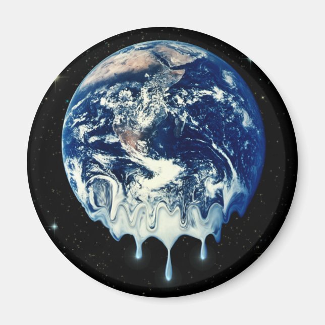 Global uppvärmning II Magnet (Framsidan)