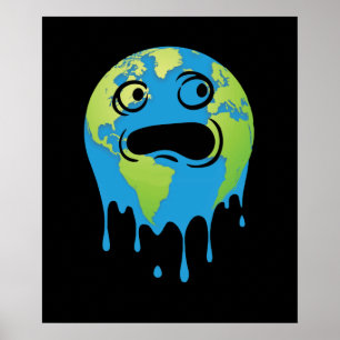Global uppvärmning Klimatförändring Poster