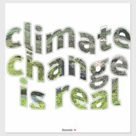 Global uppvärmning Klimatförändringsdagen Klistermärken