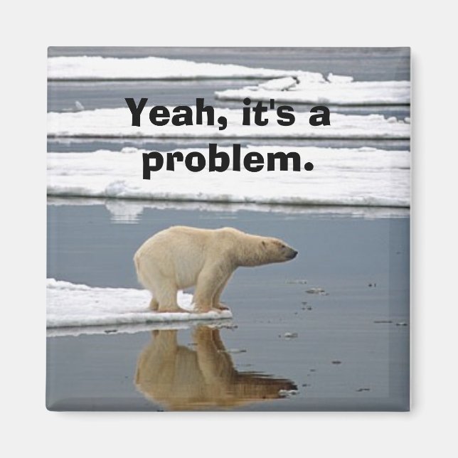 Global uppvärmning magnet (Framsidan)