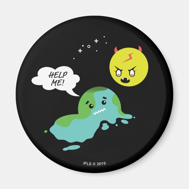 Global uppvärmning magnet (Framsidan)