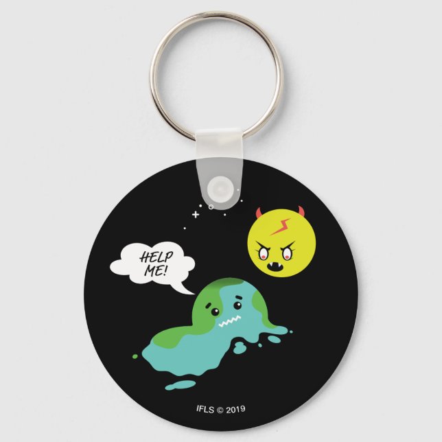 Global uppvärmning nyckelring (Framsida)