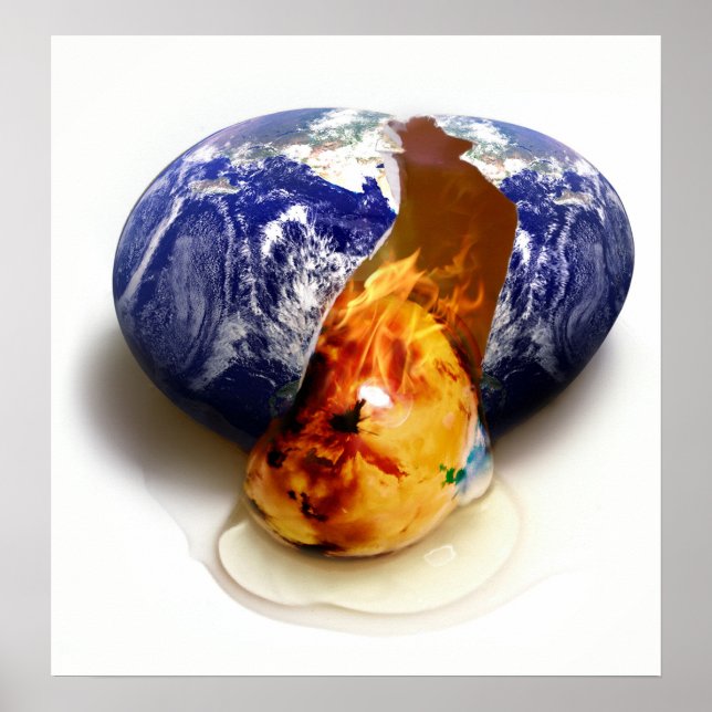 Global uppvärmning poster (Framsidan)