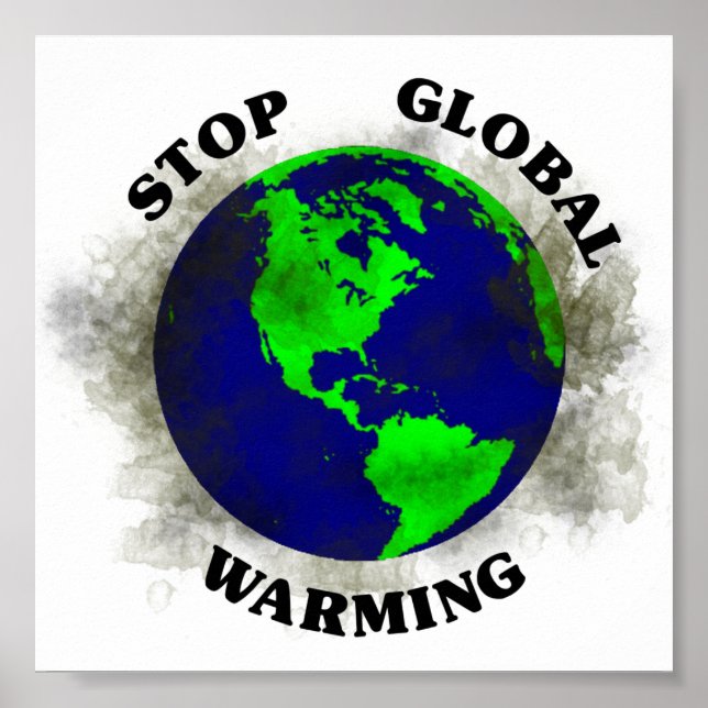 Global uppvärmning poster (Framsidan)