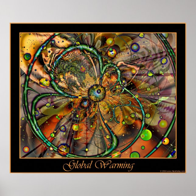 Global uppvärmning poster (Framsidan)