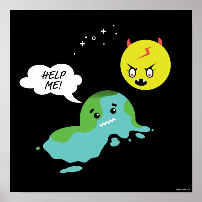 Global uppvärmning poster (Framsidan)