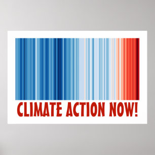 Global uppvärmning Rand Klimatförändringen i värld Poster