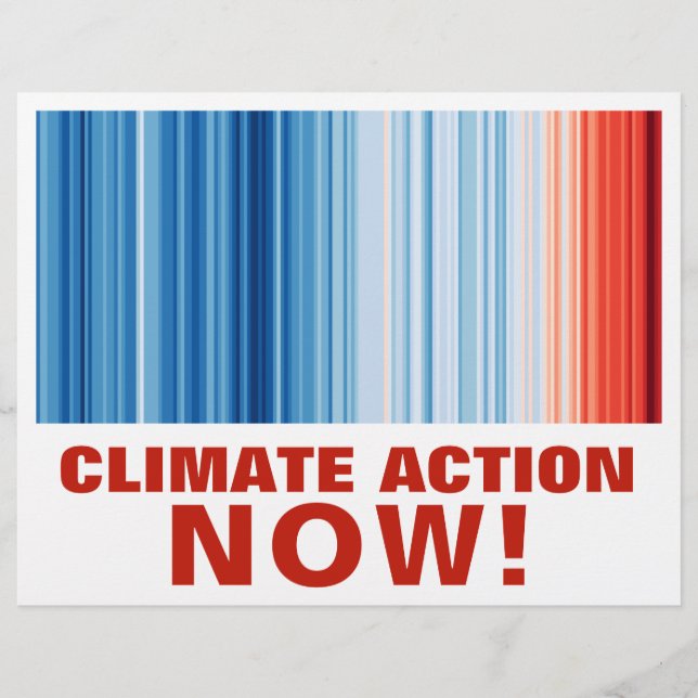 Global uppvärmning Rand Klimatförändringskris på j Reklamblad (Framsidan)