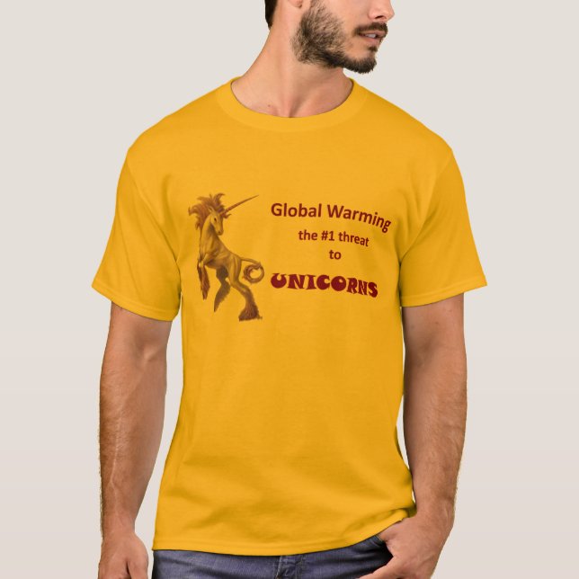 Global uppvärmning tee shirt (Framsida)
