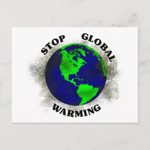 Global uppvärmning vykort