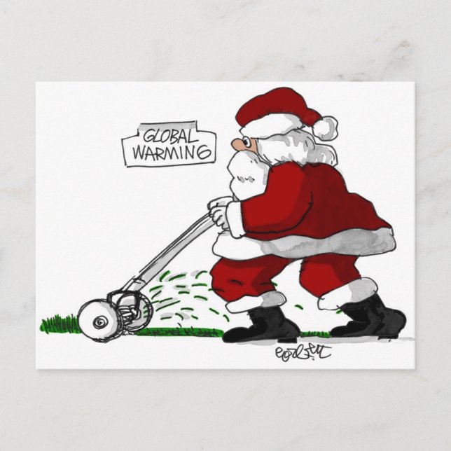 Global uppvärmning vykort (Framsida)