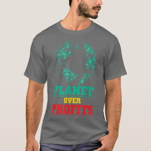 Global uppvärmningsmedvetenhet jorden över vinster t shirt
