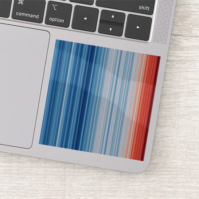 Global uppvärmningstemperatur Klimatförändringspol Klistermärken (Detalj)