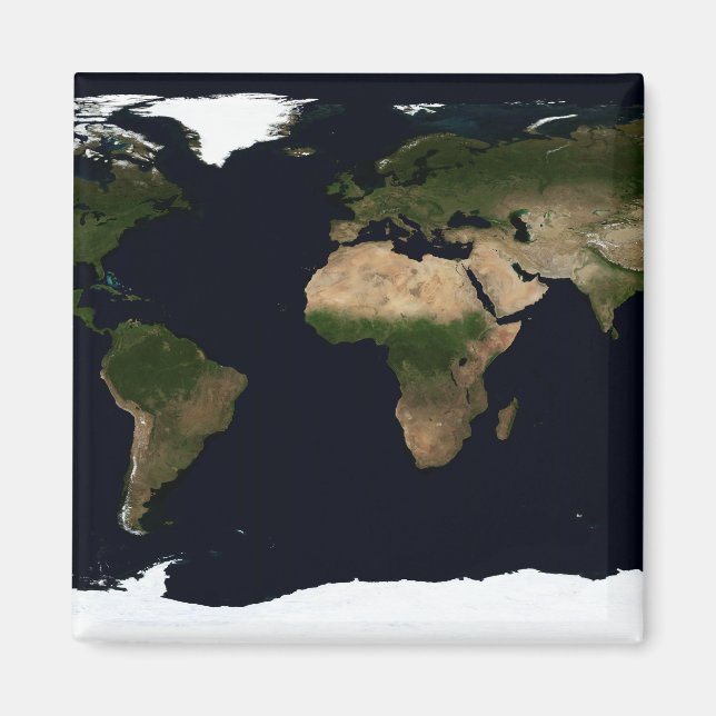 Global världsbild magnet (Framsidan)