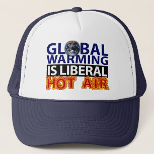 Global värme är liberal personhettluft keps