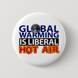 Global värme är liberal personhettluft knapp