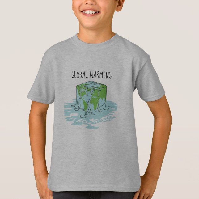 Global värme är så Uncool T-shirt (Framsida)